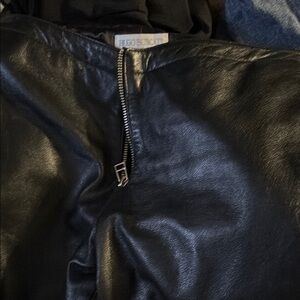 Hugo Buscati Black Leather Pants